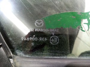 Стекло двери задней левой форточка Mazda Mazda3 (2013-2016) — фото 3