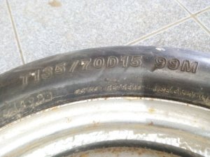 Диск запасного колеса Nissan Avenir (1990-1999) и др. — фото 3