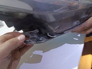 Фара правая Hyundai Solaris (2010-2014) — фото 2