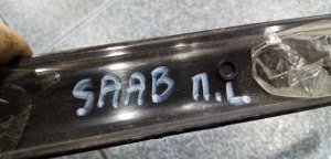 Накладка порога передняя левая Saab 9-5 (1997-2001) — фото 3
