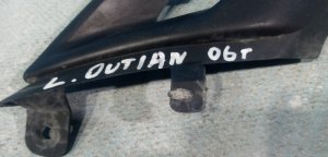 Накладка переднего бампера левая Mitsubishi Outlander (2005-2010) — фото 9