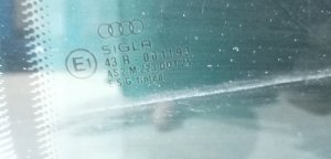 Стекло двери задней левой Audi 100 (1990-1995) — фото 6