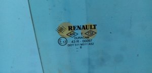Стекло двери задней правой Renault Symbol (1999-2002) — фото 5