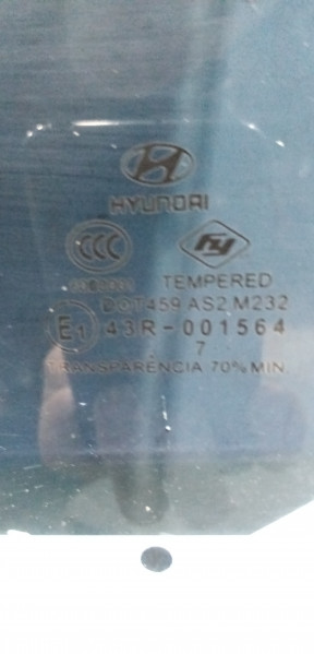 Стекло двери задней левой Hyundai Accent (1999-2012) — фото 5