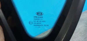 Стекло кузовное глухое левое Kia Ceed (2006-2010) — фото 3