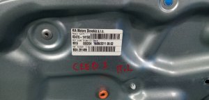 Стеклоподъемник электрический передний левый Kia Ceed (2006-2010) — фото 3