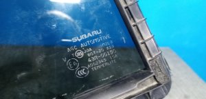 Стекло двери задней правой форточка Subaru Impreza (2016-2019) — фото 3