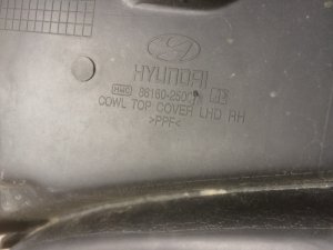 Жабо Hyundai Accent (1999-2012) — фото 3