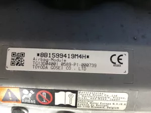 Подушка безопасности нижняя для колен Toyota Camry (2017-2021) — фото 5