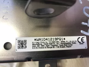 Подушка безопасности пассажирская в торпедо Toyota Camry (2017-2021) — фото 2