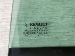 Стекло двери задней левой форточка Renault Logan (2013-2018) — фото 2