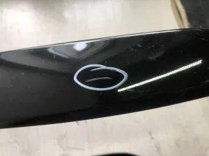 Накладка на решетку радиатора Mazda CX-5 (2011-2015) — фото 3