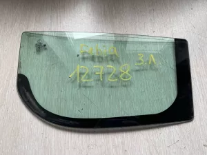 Стекло двери задней левой форточка Skoda Fabia (2007-2010) — фото 1