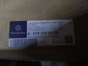 Стойка амортизатора переднего правого Mercedes-Benz Viano (2003-2010) и др. — фото 2