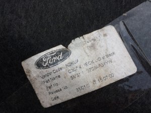 Обшивка крышки багажника Ford Focus (2004-2008) — фото 4
