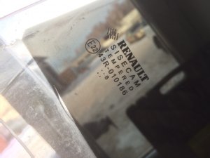 Стекло двери задней левой Renault Logan (2013-2018) — фото 2