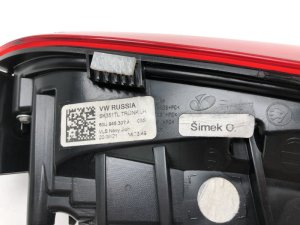 Фонарь задний внутренний левый Skoda Rapid 2 [60U945307] — фото 6