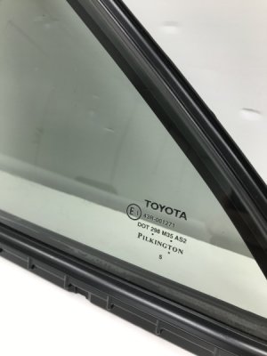 Стекло двери задней левой форточка Toyota Camry (2006-2009) — фото 2