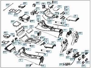 Бардачок  Mercedes E220 D Amg 4Matic W213 — фото 10