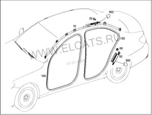 Подушка безопасности боковая левая Mercedes E220 D — фото 8