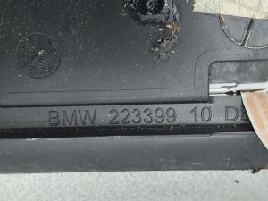 Накладка на порог салона Bmw 7 F01 — фото 10