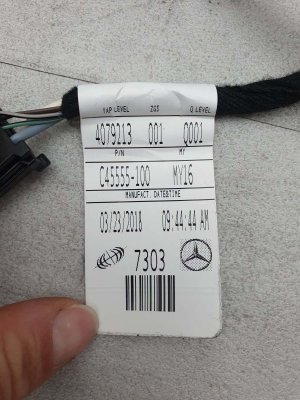 Проводка двери задняя правая Mercedes Gle 250D — фото 4