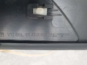 Накладка на порог салона Bmw 7 F02 задн. лев. — фото 1