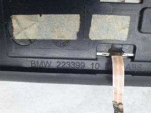 Накладка на порог салона Bmw 7 F02 задн. лев. — фото 7
